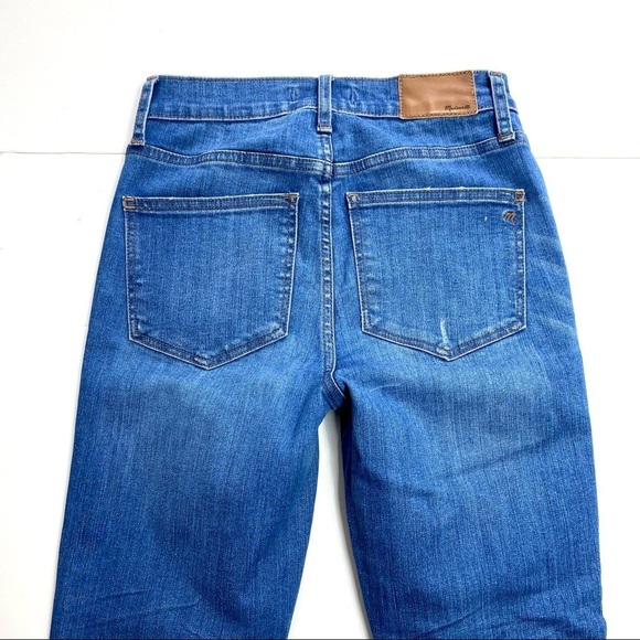 MADEWELL Cali Demi-Boot Jeans in Bronson Wash Button-Front Edition Style #J0512 - Picture 6 of 10